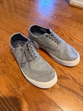 Sperry Men's Grey Felt Low-Top Sneakers